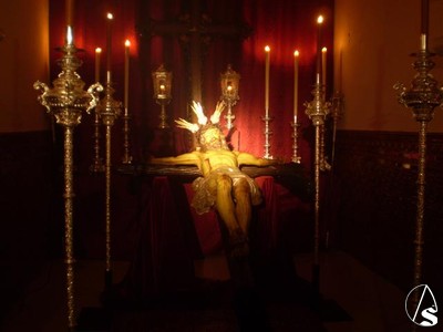 El Cristo de la Misericordia sale cada ao en Va Crucis el Miercoles de Ceniza 