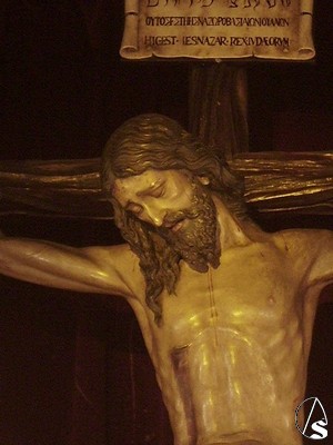 El Cristo de la Vera Cruz es una obra annima de principios del siglo XX 